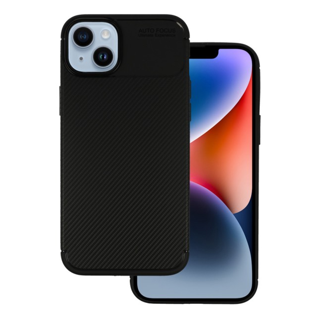 VENNUS Θήκη Carbon Elite VNS-0056 για iPhone 14 Plus, μαύρη