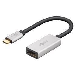 GOOBAY αντάπτορας USB-C σε DisplayPort 60195, 8K/30Hz, 4K/120Hz, γκρι