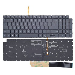 Πληκτρολόγιο για Dell Inspiron 3511/5510/7510 KEY-103 με backlit, μαύρο