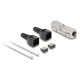 DELOCK αμφίδρομος σύνδεσμος LSA 87064, RJ45 Cat.6A, toolfree