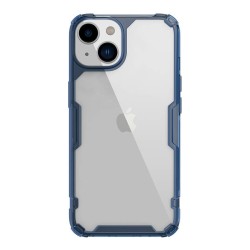 NILLKIN θήκη Nature Pro για Apple iPhone 14, μπλε & διάφανη