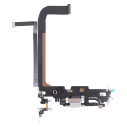 Charging port flex cable SPIP13PM-0003 για iPhone 13 Pro Max, λευκό