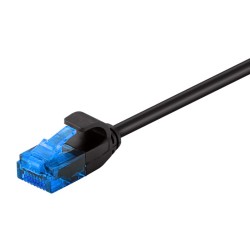 POWERTECH καλώδιο δικτύου CAB-N307 Cat 6 U/UTP, slim copper, 50cm, μαύρο