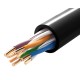 POWERTECH καλώδιο δικτύου CAB-N290, Cat 5e U/UTP, CCA 26AWG, 305m, μαύρο