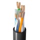 POWERTECH καλώδιο δικτύου CAB-N294, Cat 6 U/UTP, CCA, 24AWG, 305m, μαύρο