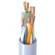 POWERTECH καλώδιο δικτύου CAB-N295, Cat 6 U/UTP, copper, 100m, γκρι