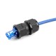 DELOCK σύνδεσμος για RJ45 86995, αδιάβροχος IP67, μαύρος