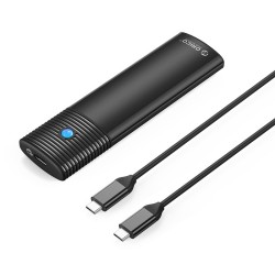 ORICO θήκη για Μ.2 NVMe SSD PWM2-G2-BK-EP, 10Gbps, έως 4TB, μαύρη