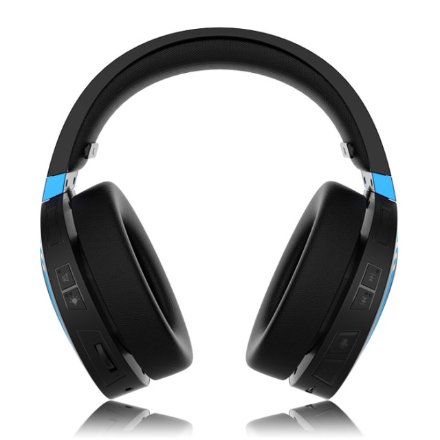 SADES gaming headset Warden I, wireless & wired. multiplatform BT, μαύρο