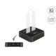 DELOCK docking station 64178, clone function, 2x M.2 SATA, 6Gbps, μαύρο