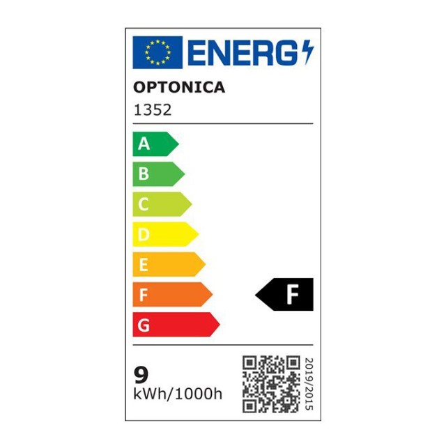 OPTONICA LED λάμπα A60 1352, 8.5W, 4500K, E27, 806lm