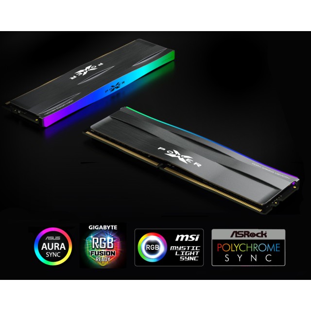 SILICON POWER μνήμη DDR4 UDIMM XPOWER Zenith 2x 16GB, RGB, 3200MHz, CL16