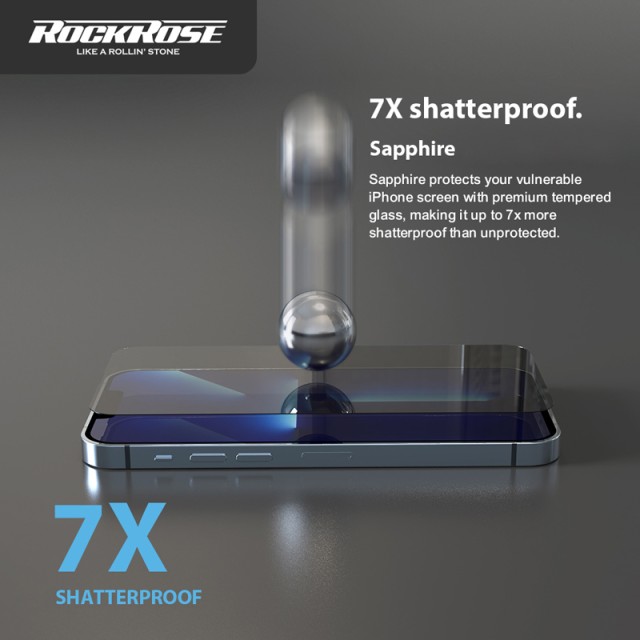 ROCKROSE tempered glass 2.5D Sapphire Full Cover για iPhone 14 Plus