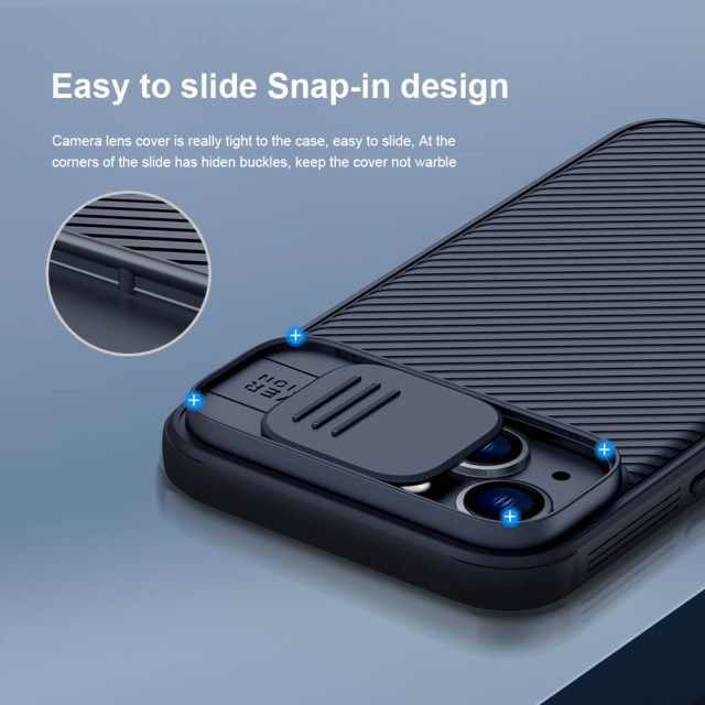 NILLKIN θήκη CamShield Pro Magnetic για iPhone 14 Plus, μαύρη