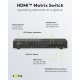 GOOBAY HDMI matrix switch 58478, τηλεχειριστήριο, 4 σε 2, 4K/30Hz, μαύρο