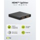 GOOBAY HDMI splitter 58480, 2 σε 1, 4K/30Hz, μαύρο