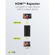 GOOBAY HDMI repeater 58491, 4K/30Hz έως 30m, 1080p 3D έως 40m, μαύρο