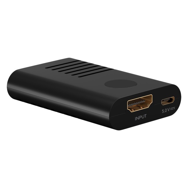 GOOBAY HDMI repeater 58492, 4K/60Hz έως 20m, 4K/30Hz έως 25m, μαύρο