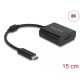 DELOCK αντάπτορας USB-C σε HDMI 64175, 8K/30Hz, HDR, μαύρος