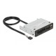 DELOCK USB 9-pin card reader 91708, CF/SD/XD/MS/Micro SD/USB, 3.5" bay