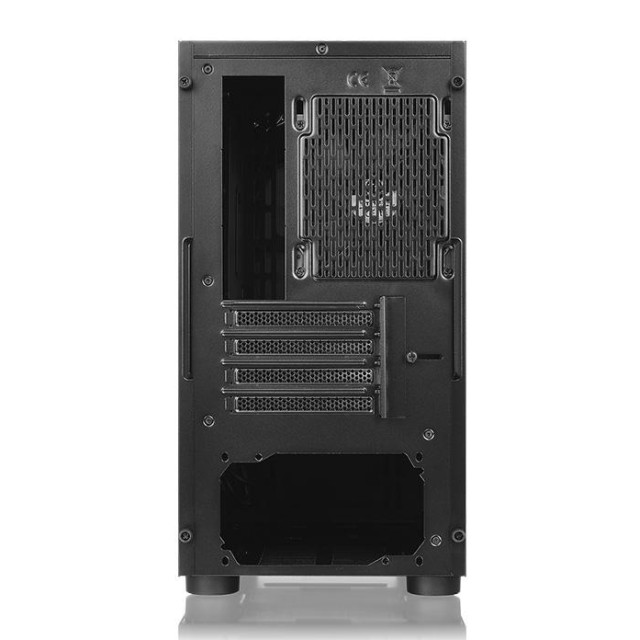 THERMALTAKE PC case micro tower Versa H18, 398x205x439mm, 1x fan, μαύρο