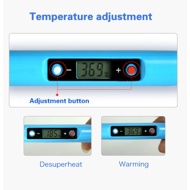 SUNSHINE κολλητήρι SL-936D με LED φωτισμό, 80W, 180~480 °C