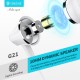 CELEBRAT earphones με μικρόφωνο G21, 3.5mm σύνδεση, Φ12mm, 1.2m, μαύρα