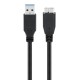 GOOBAY καλώδιο USB 3.0 σε micro Τype B 95734, 5 Gbit/s, 0.5m, μαύρο