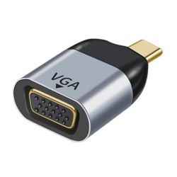 POWERTECH αντάπτορας USB-C σε VGA PTH-094, 1080p/60Hz, γκρι