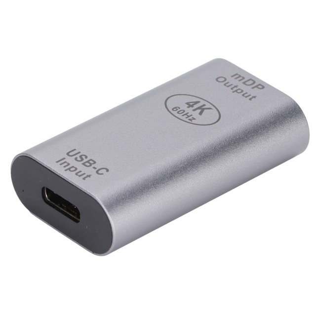 POWERTECH αντάπτορας USB-C σε Mini DisplayPort PTH-098, 4K/60Hz, γκρι