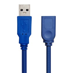 POWERTECH καλώδιο προέκτασης USB CAB-U154, 5Gbps, 5m, μπλε