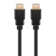 GOOBAY καλώδιο HDMI 2.0 60621 με Ethernet, 4K/60Hz, 18 Gbps, 1.5m, μαύρο