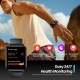 ZEBLAZE smartwatch Swim, 1.69", GPS, heart rate, 5 ATM, μαύρο