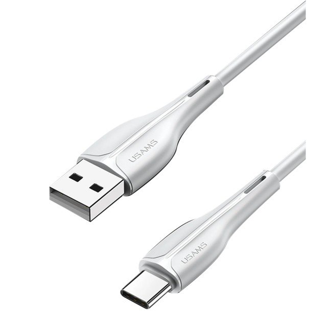 USAMS καλώδιο USB-C σε USB US-SJ372, 10W, 1m, λευκό