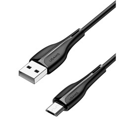 USAMS καλώδιο Micro USB σε USB US-SJ373, 10W, 1m, μαύρο