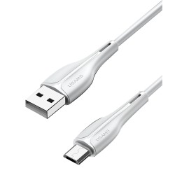 USAMS καλώδιο Micro USB σε USB US-SJ373, 10W, 1m, λευκό