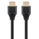 GOOBAY καλώδιο HDMI 2.1 61638, Ethernet, ARC, 8K/60Hz 48 Gbps, 1m, μαύρο