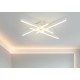 POWERTECH LED φωτιστικό οροφής HLL-0110, 50W, 4500K, 9x60x60cm, λευκό