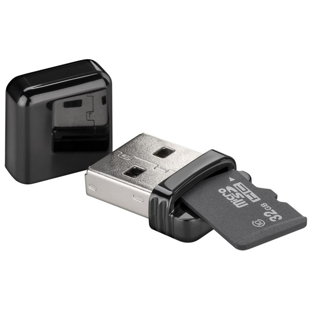 GOOBAY card reader 38656 για micro SD κάρτα μνήμης, 480 Mbps, μαύρο