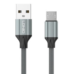 LDNIO καλώδιο Micro USB σε USB LS441, 12W, 1m, γκρι