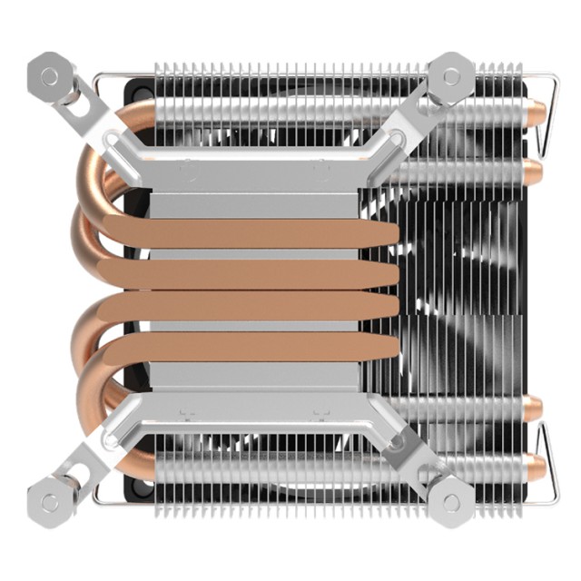 POWERTECH ψύκτρα για CPU PT-1115, low profile, TDP 130W