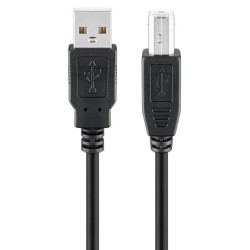 GOOBAY καλώδιο USB σε USB Type B 95129, 0.25m, 480Mbps, μαύρο