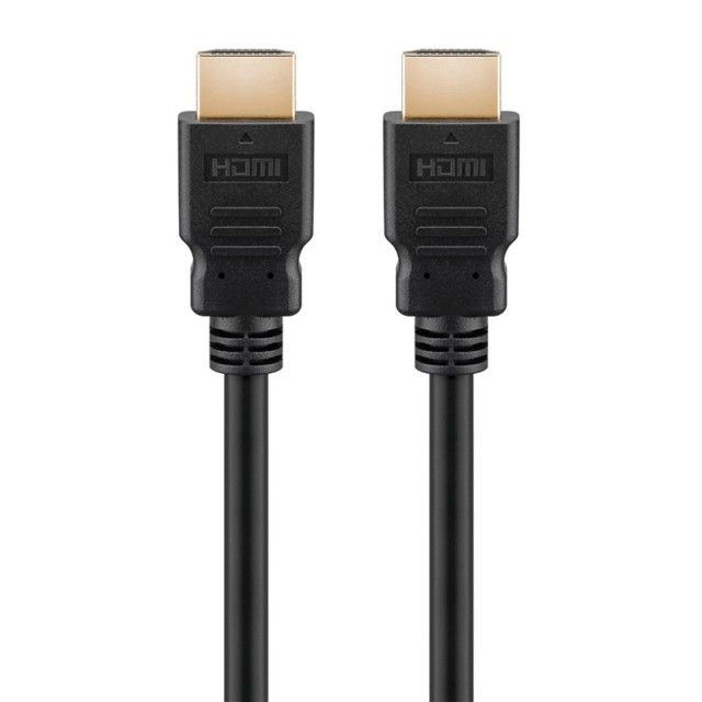 GOOBAY καλώδιο HDMI 2.0 60627, Ethernet, 4K/60Hz, 10.2 Gbps, 15m, μαύρο