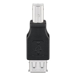 GOOBAY αντάπτορας USB σε USB Type B 50291, θηλυκό σε αρσενικό, μαύρος