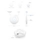 UBIQUITI Access Point UniFi U6+, WiFi 6, 3000Mbps, Dual band, PoE