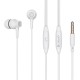 CELEBRAT earphones με μικρόφωνο G25, 3.5mm σύνδεση, Φ10mm, 1.2m, λευκά