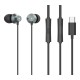 CELEBRAT earphones με μικρόφωνο D15, USB-C σύνδεση, Φ10mm, 1.2m, μαύρα