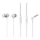 CELEBRAT earphones με μικρόφωνο D10, 3.5mm σύνδεση, Φ10mm, 1.2m, λευκά