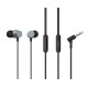 CELEBRAT earphones με μικρόφωνο D10, 3.5mm σύνδεση, Φ10mm, 1.2m, μαύρα