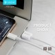 CELEBRAT καλώδιο USB-C σε USB CB-24C, 15W, 1.2m, λευκό